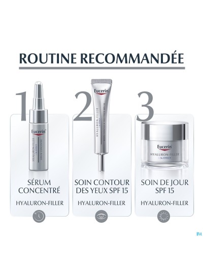 Eucerin Hyaluron-fillerx3 Soin Jour Ip15 Rech.50ml