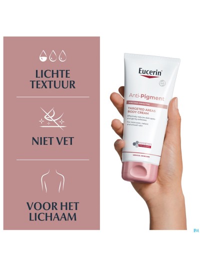 Eucerin A/pigment Lichaamscr Spec Zones 200ml