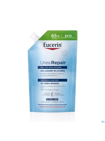 Eucerin Urearepair Gel Lavant 5% Uree Refill 400ml