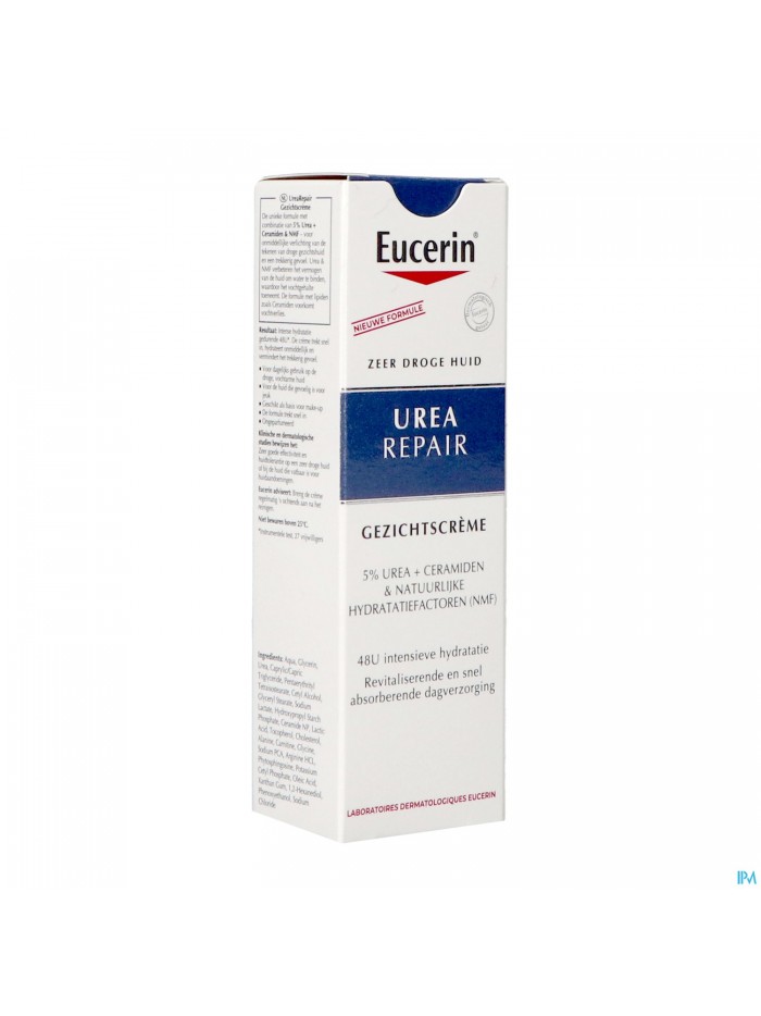 Eucerin Urearepair Gezichtscr 5% Urea Tube 50ml Nf