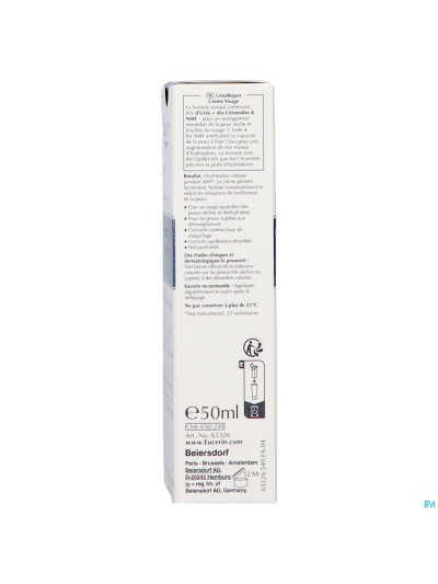 Eucerin Urearepair Gezichtscr 5% Urea Tube 50ml Nf