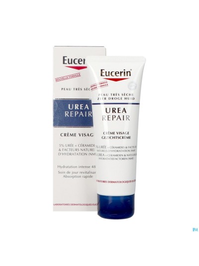 Eucerin Urearepair Gezichtscr 5% Urea Tube 50ml Nf