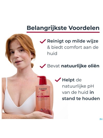 Eucerin Ph5 Gel Huile Douche 400ml