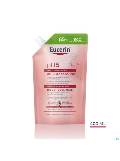 Eucerin Ph5 Gel Huile Douche Recharge 400ml