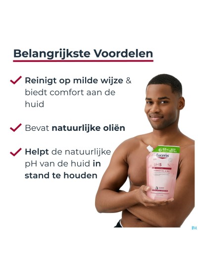 Eucerin Ph5 Douchegel Olie Navulling 400ml