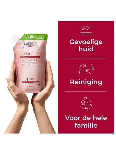 Eucerin Ph5 Gel Huile Douche Recharge 400ml