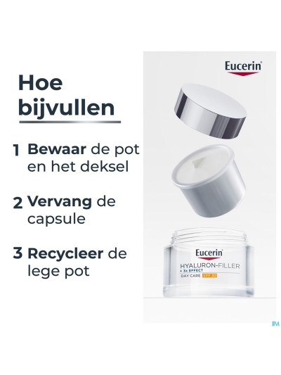 Eucerin Hyaluron-fill.3x Eff.dagcr Spf30 Nav. 50ml