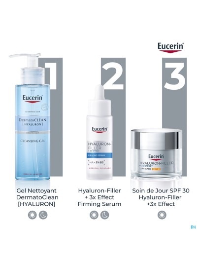 Eucerin Hyaluron-fill.3x Eff.dagcr Spf30 Nav. 50ml