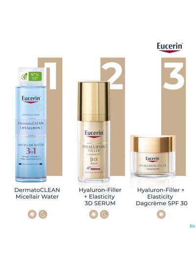 Eucerin Hyaluron-fill.+elas.soin J.spf30 Rech.50ml