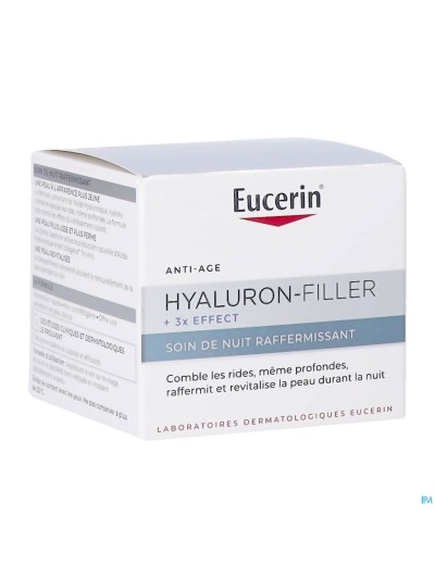 Eucerin Hyaluron Filler X3 Eff.soin Nuit Raff.50ml