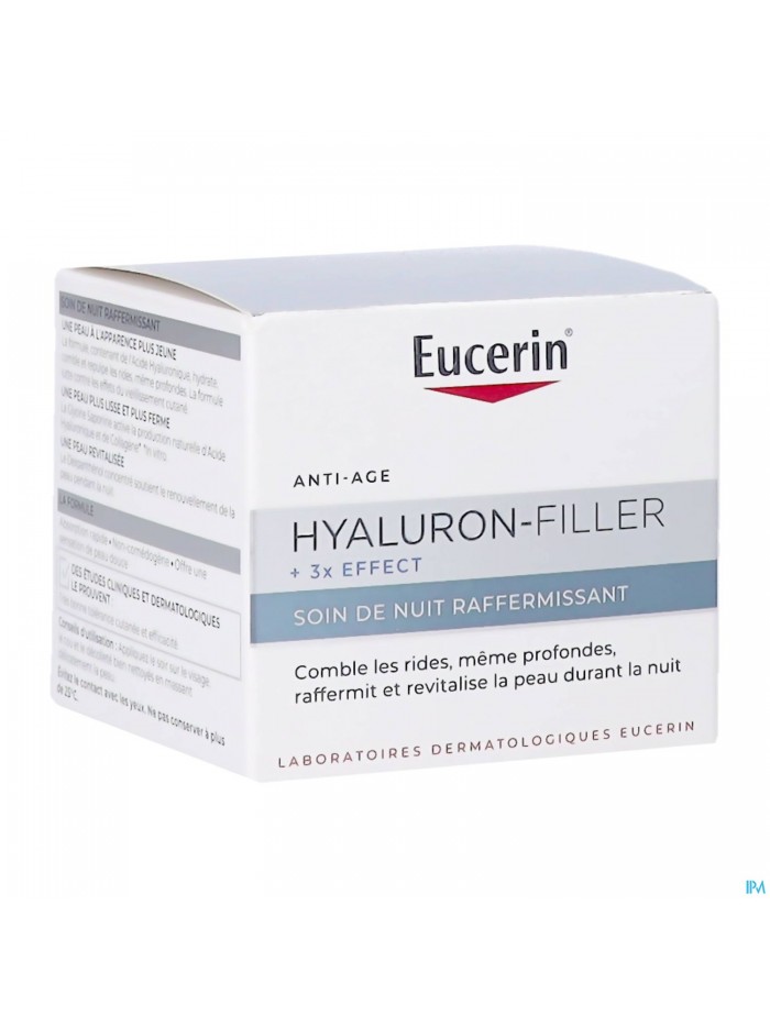 Eucerin Hyaluron Filler X3 Eff.soin Nuit Raff.50ml