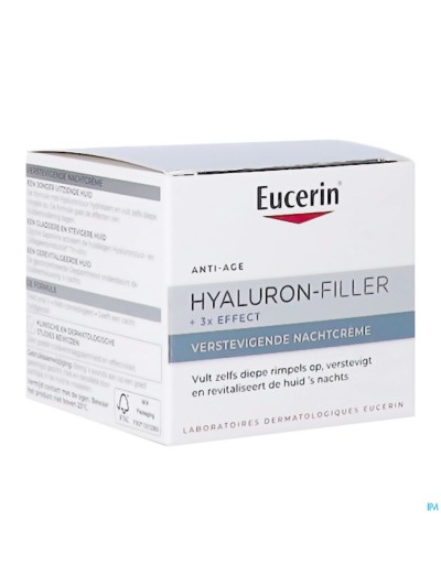 Eucerin Hyaluron Filler X3 Eff.soin Nuit Raff.50ml
