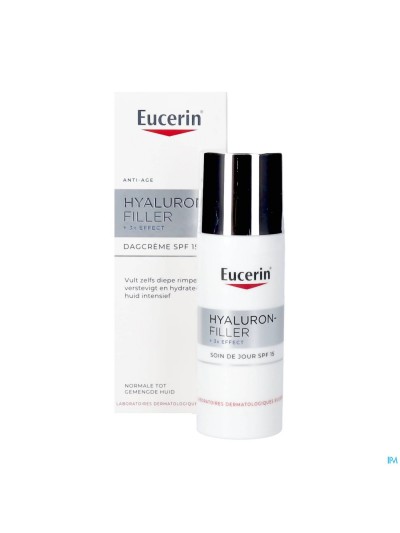 Eucerin Hyaluron-filler X3 Eff.jour Spf15 Pn/m50ml