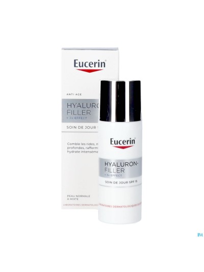 Eucerin Hyaluron-filler X3 Eff.jour Spf15 Pn/m50ml