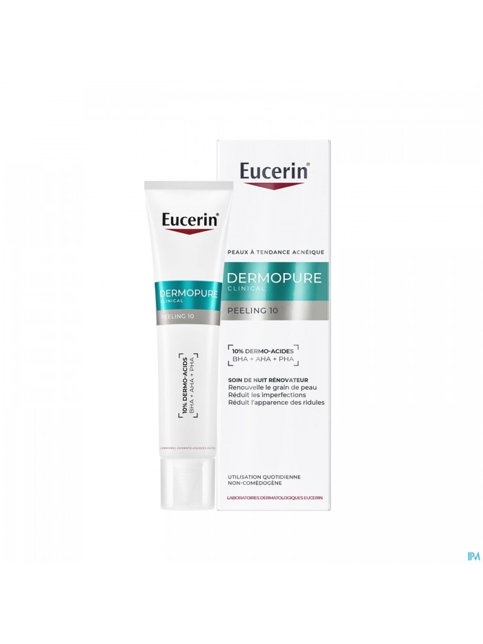 Eucerin Dermopure Clinic.peeling 10 Soin Nuit 40ml