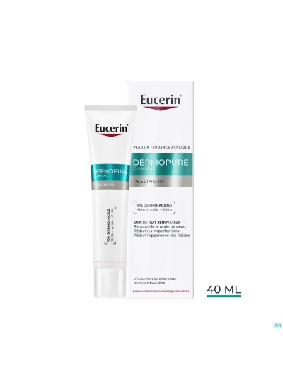 Eucerin Dermopure Clinic.peeling 10 Soin Nuit 40ml