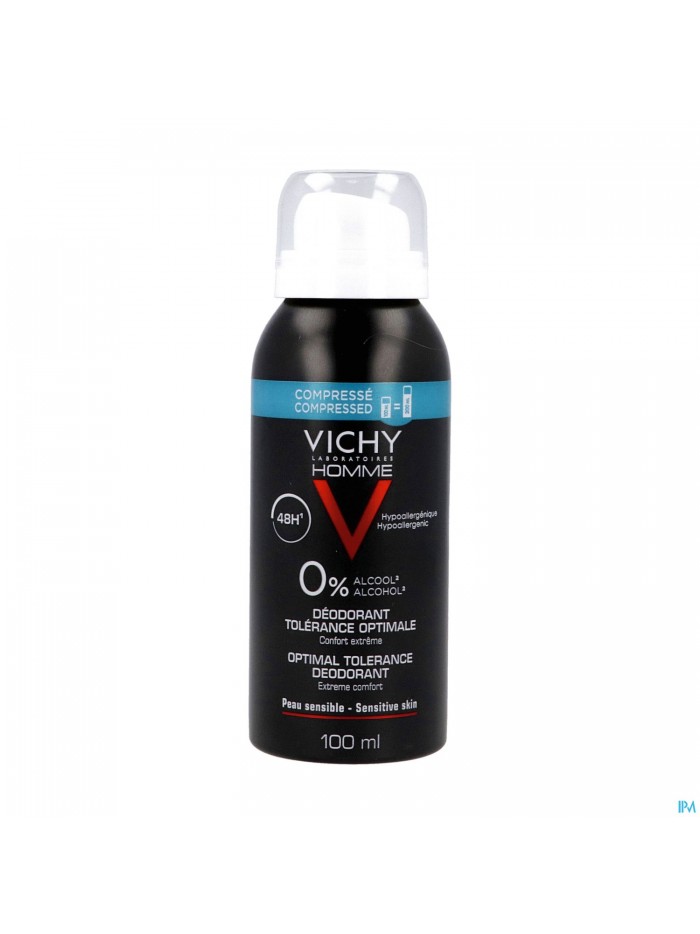 Vichy Homme Deo Aero Tolerance Optimale 48h 100ml