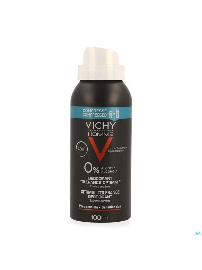 Vichy Homme Deo Aero Tolerance Optimale 48h 100ml