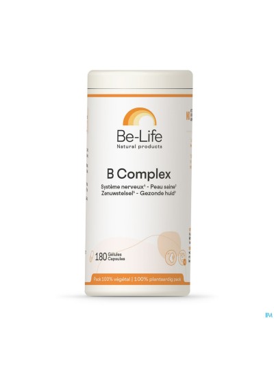 B Complex Vitamin Be Life Nf Caps 180 Verv.2750842
