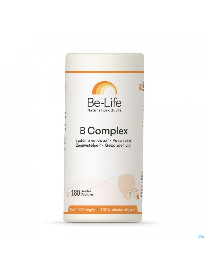 B Complex Vitamin Be Life Nf Caps 180 Verv.2750842