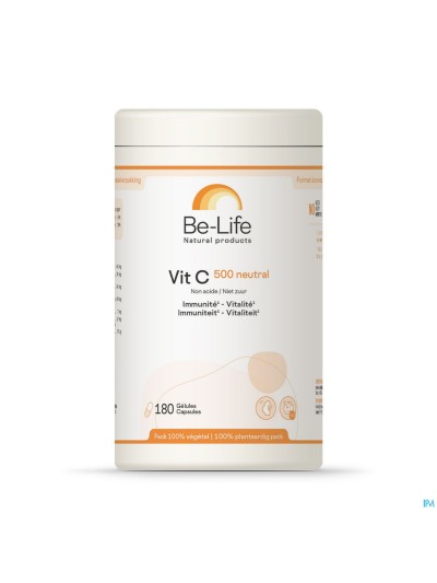 Vit C 500 Neutral Be Life Caps180 Nf Rempl.4509352