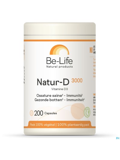 Natur D 3000 Be-life Pot Caps 200