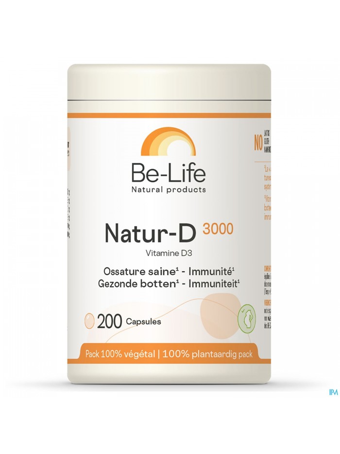 Natur D 3000 Be-life Pot Caps 200