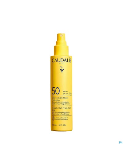 Caudalie Sun Onzichtb. Spray Hoge Besch.spf50 75ml