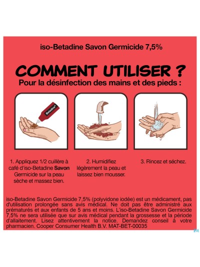 Iso Betadine Germicide Zeep 7,5% 500ml