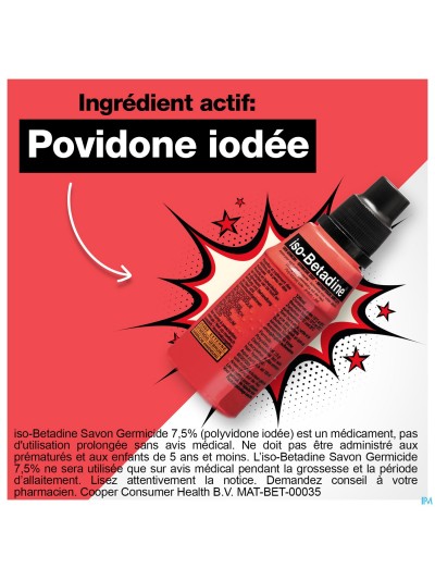 Iso Betadine Savon Germicide 7,5% 500ml