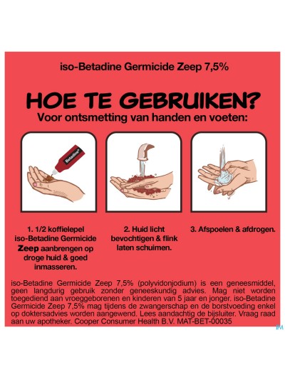 Iso Betadine Germicide Zeep 7,5% 125ml Nf