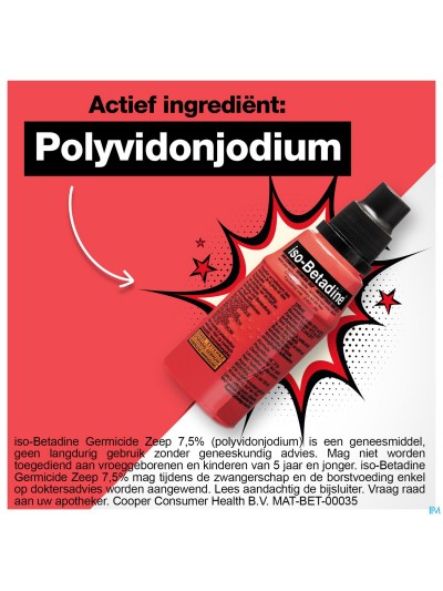 Iso Betadine Germicide Zeep 7,5% 125ml Nf
