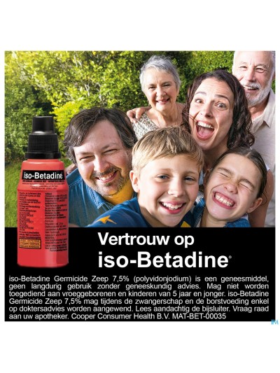 Iso Betadine Germicide Zeep 7,5% 125ml Nf