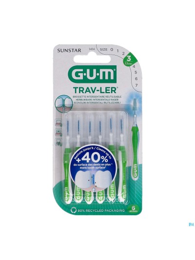 Gum Trav-ler Brosse Interdent. 1,1mm 6 1414m6