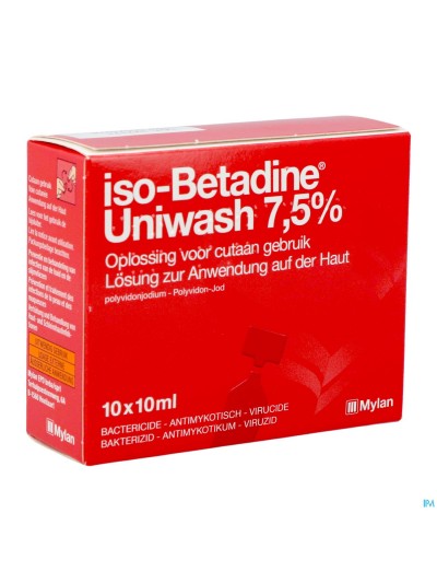 Iso Betadine Uniwash 7,5% 10x10ml