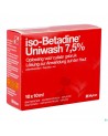 Iso Betadine Uniwash 7,5% 10x10ml