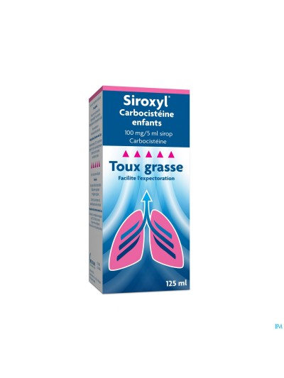 Siroxyl Carbocisteine 100mg/5ml Enfants Sirop125ml