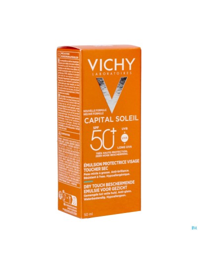 Vichy Cap Sol Gezichtscreme Dry Touch Spf50+ 50ml