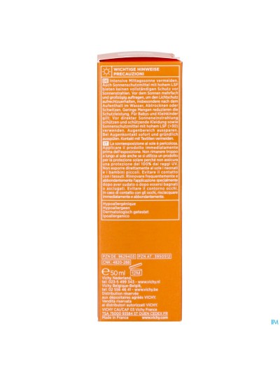 Vichy Cap Sol Cr Visage Toucher Sec Spf50+ 50ml