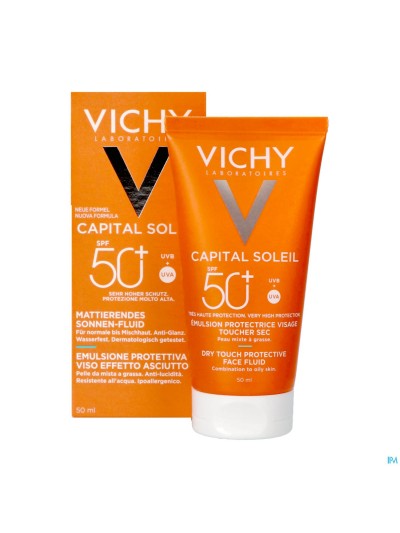 Vichy Cap Sol Gezichtscreme Dry Touch Spf50+ 50ml