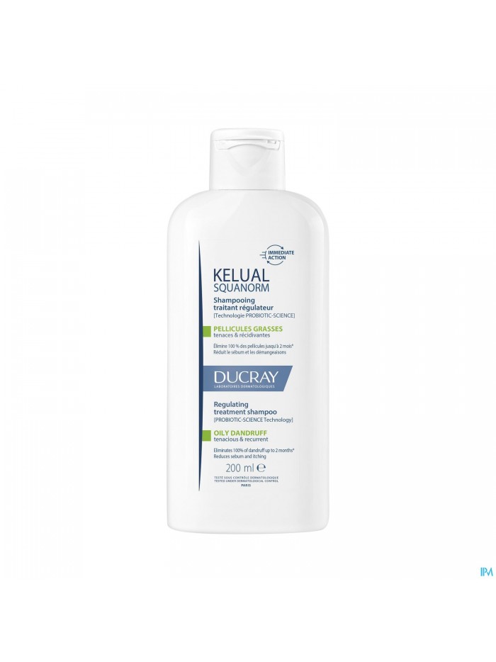 Ducray Kelual Squanorm Sh Pellicules Grasses 200ml