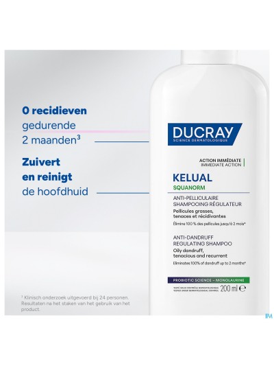 Ducray Kelual Squanorm Sh Vette Schilfers 200ml