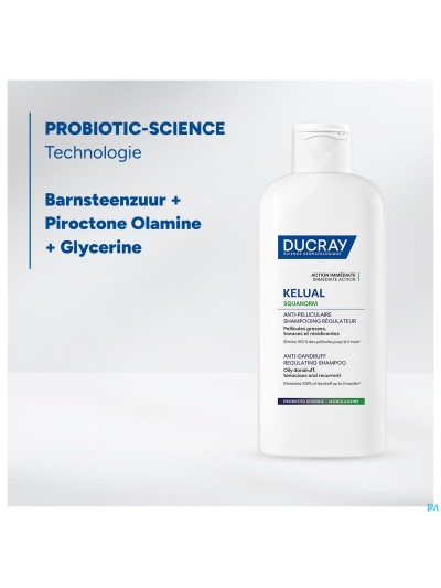Ducray Kelual Squanorm Sh Pellicules Grasses 200ml