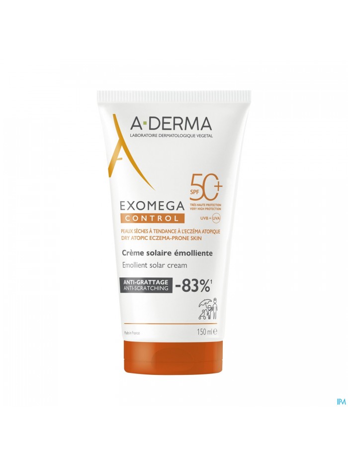 Aderma Exomega Control Creme Solaire Spf50+ 150ml