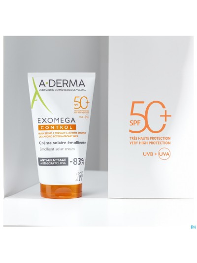 Aderma Exomega Control Zonnecreme Spf50+ 150ml