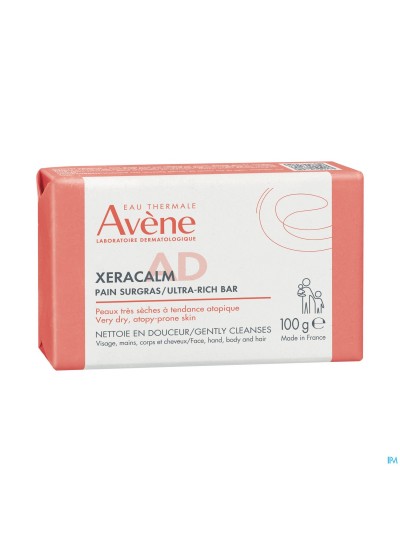Avene Xeracalm Ad Pain Nettoyant Surgras 100g