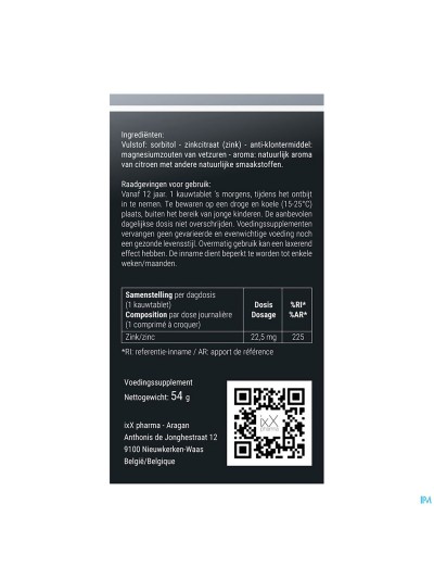 Zinc-ixx Comp 120 Nf