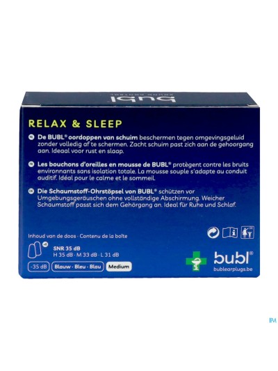 Bubl Mousse Conique Medium Paire 6