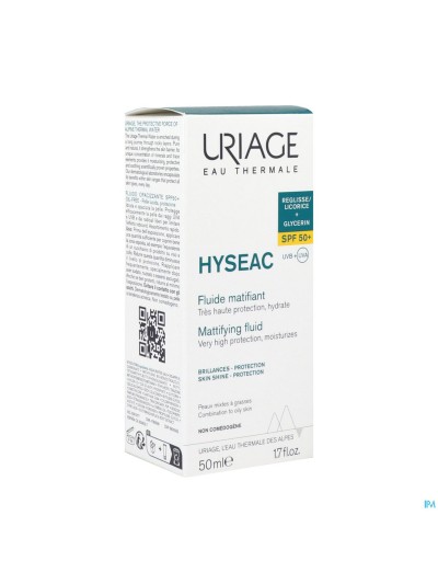 Hyseac Fluide Matifiant Spf50+ 50ml