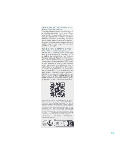 Hyseac Fluide Matifiant Spf50+ 50ml